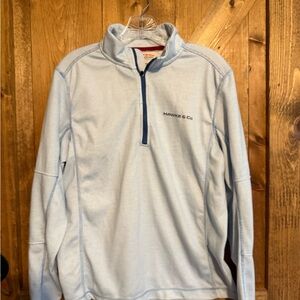 Hawke & Co Light Blue Striped Top